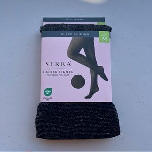 Serra Black Shimmer Women’s Tights FREE with bundle